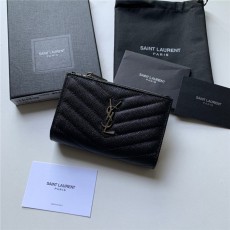[SAINT LAURENT-생로랑] 투파트 지퍼 중지갑