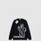 [MONCLER-몽클레어]플라워 코튼 톱