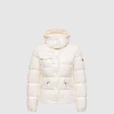 [MONCLER-몽클레어] Glareins 브레이디드 트림 후드 크롭 다운 재킷