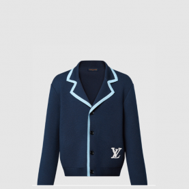 [LOUIS VUITTON-루이비통] 시그니처 니티드 울 블루종 1AFPXI