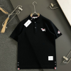 [THOM BROWNE-톰브라운]강아지 자수 라펠 롤로 셔츠