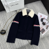 [THOM BROWNE-톰브라운]캐시미어 숏 코트 재킷 - 퍼탈부착가능