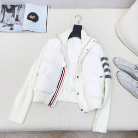 [THOM BROWNE-톰브라운] 4바 메리노울 다운 패딩 
