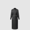 [LOUIS VUITTON-루이비통] 모노그램 실크 셔츠 드레스 1AHENM