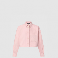 [LOUIS VUITTON-루이비통] 크롭 데님 셔츠 1AHHT4