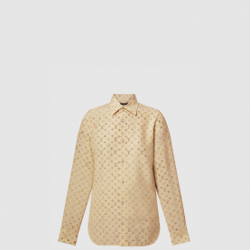 [LOUIS VUITTON-루이비통] 워시드 모노그램 실크 셔츠 1AI843