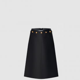 [LOUIS VUITTON-루이비통] 버튼 웨이스트 미카도 미디 스커트 1ABI8R
