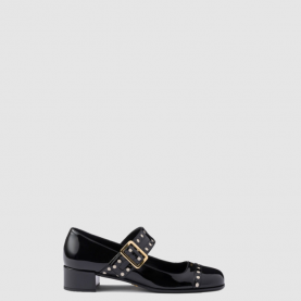 [PRADA-프라다] 페이턴트 메리제인 펌프스