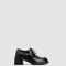 [Roger Vivier-로저비비에]비브 레인저 메탈 버클 페이턴트 가죽 펌프스