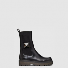 [VALENTINO-발렌티노] 브이로고 시어링 콤뱃 부츠