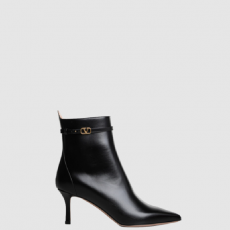 [VALENTINO-발렌티노] 송아지 가죽 브이로고 부츠