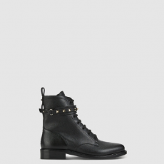 [VALENTINO-발렌티노] 락스터드 가죽 컴뱃 부츠