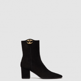 [VALENTINO-발렌티노] 스웨이드 앵클 부츠