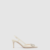 [VALENTINO-발렌티노] 송아지 가죽 VLOGO SIGNATURE 슬링백 펌프스