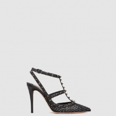 [VALENTINO-발렌티노] 락스터드 메시 펌프스