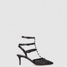[VALENTINO-발렌티노] 락스터드 메시 힐