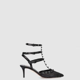 [VALENTINO-발렌티노] 락스터드 메시 힐