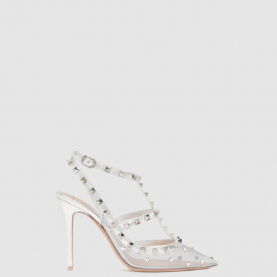 [VALENTINO-발렌티노] 락스터드 스트랩 펌프스